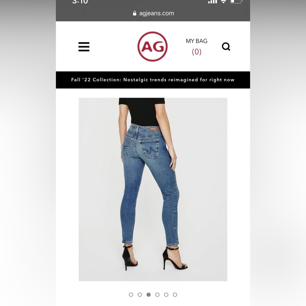 AG Denim Legging Ankle LIKE NEW SZ 24